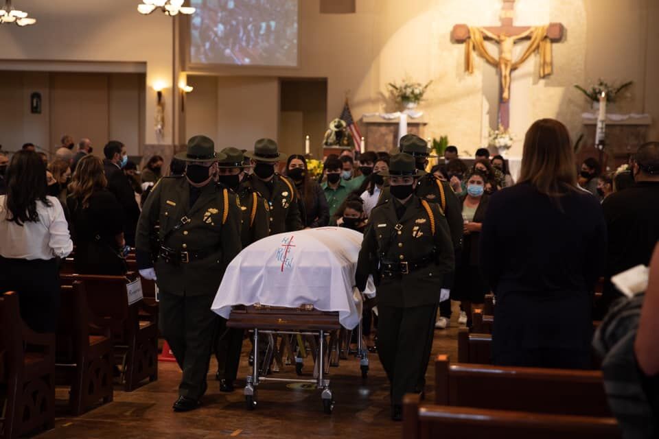 BP agent laid to rest